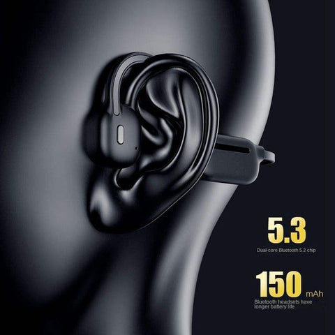 Wireless Stereo Sports Headphones – Waterproof Bone Conduction Earbuds for Swimming, Bone Conduction Headband for Active Lifestyles
