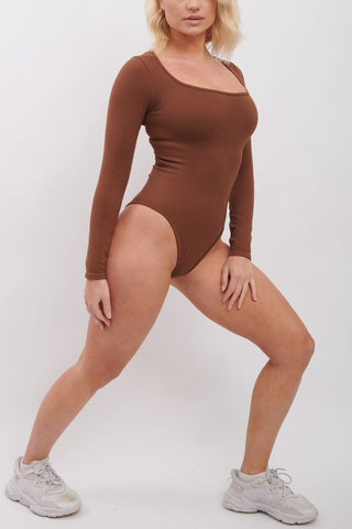 Plain Padded Nylon Bodysuit