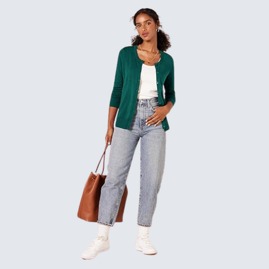 Essentials Soft Crewneck Jumper for Women