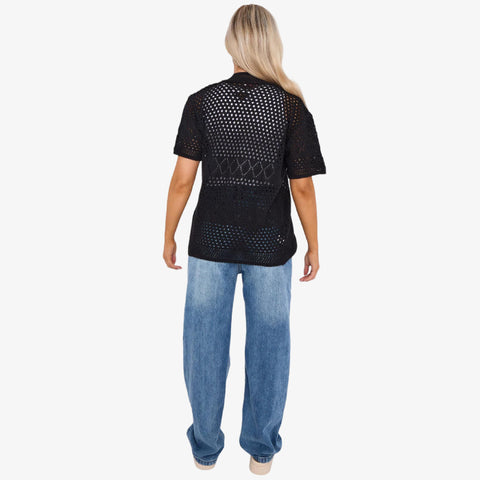 Chic Knit Tie-Front Bolero Shrug