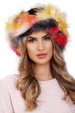 Multiway MultiColour Faux Fur Headband/Snood