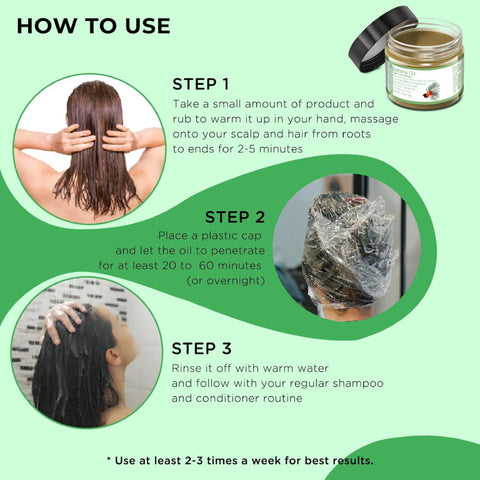 Mysense Dr. Sebi Organic Batana Hair Oil