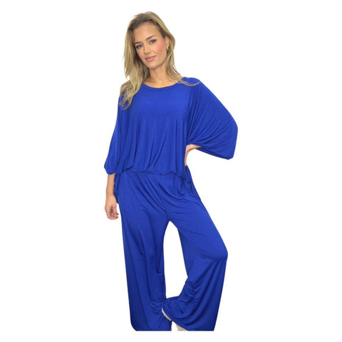 Spring Cocoon Top & High Waist Wide Leg Co-ord Set