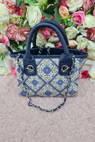 Azetic Print Two Handel Bag