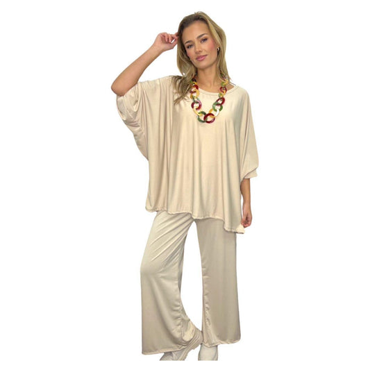 Spring Cocoon Top & Wide Leg Co-ord Set