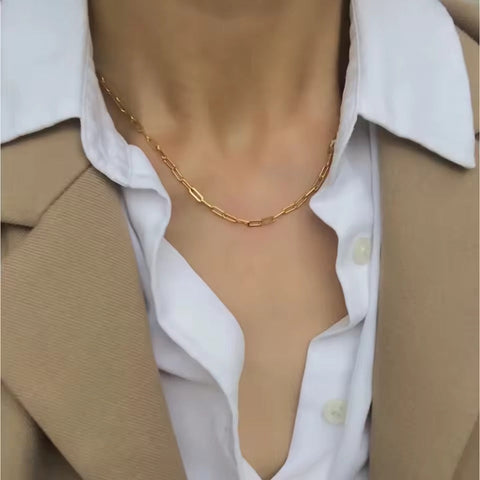 Elegant 18K Gold Plated Link Bracelet