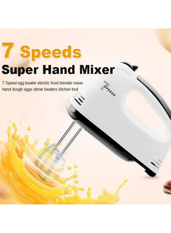 Handheld Electric Mixer with 7-Speed Control