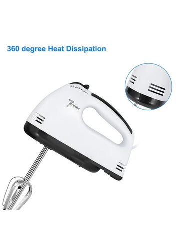 Handheld Electric Mixer with 7-Speed Control