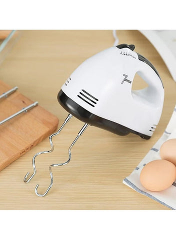 Handheld Electric Mixer with 7-Speed Control