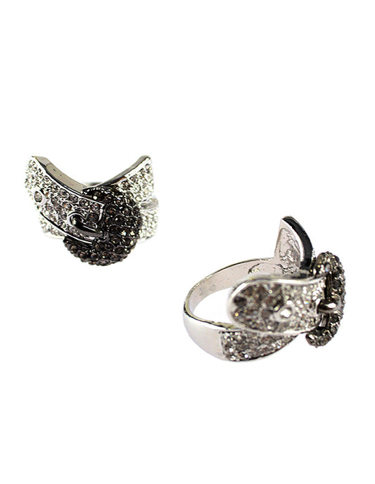Buckle Diamante Ring
