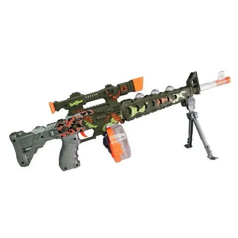Electric Soft Bullet Gun for Kids – Special Forces Toy with Foam Darts and Targets