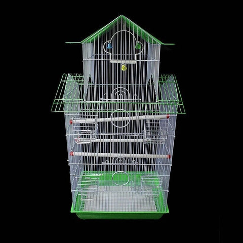 Large Metal Bird Cage – 72 x 37 cm, Ideal for Parrots & Budgies