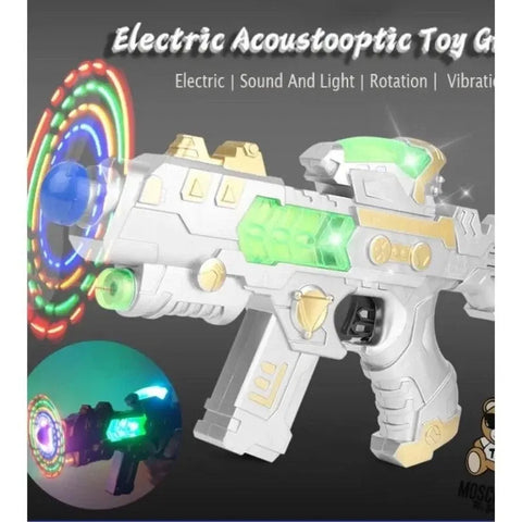 YSAMAX Electric Music Bubble Gun – 8-Tone Rotating Toy, Perfect for Outdoor Play