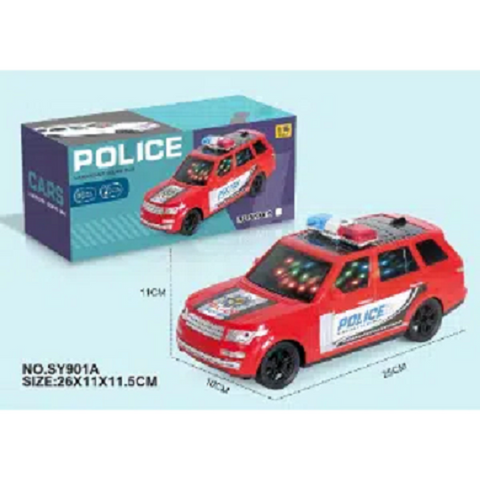 Police Toy Car with Lights & Sound – Range Rover Style Kids Toy Car