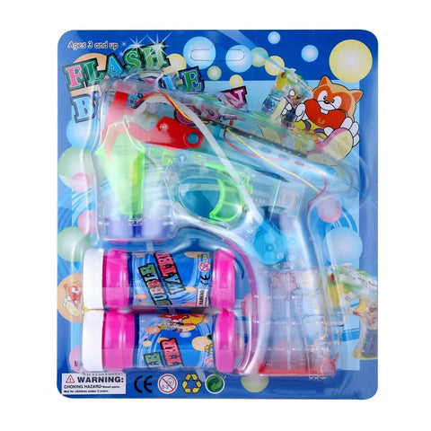 Electric Bubble Gun Toy – Battery Operated, Lights & Sound for Kids’ Outdoor Fun