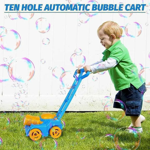 Automatic Bubble Lawn Mower Toy for Kids – Outdoor Push Toy with Sound Effects