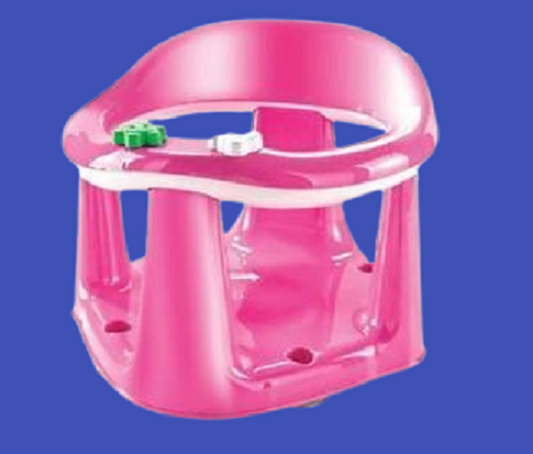 Plastic Baby Seat – Suitable for 6-15 Months, Assorted Colors, Safe & Comfortable