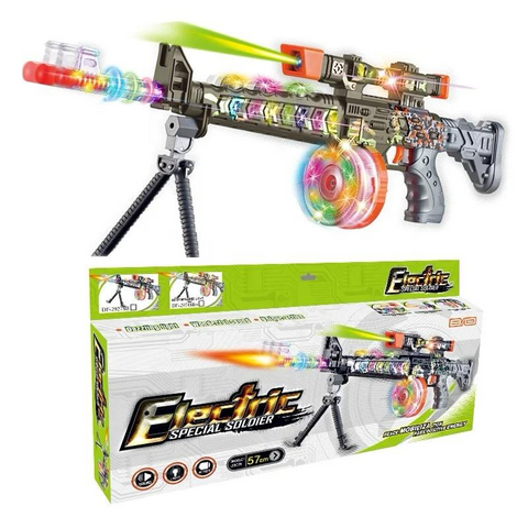 Electric Soft Bullet Gun for Kids – Special Forces Toy with Foam Darts and Targets