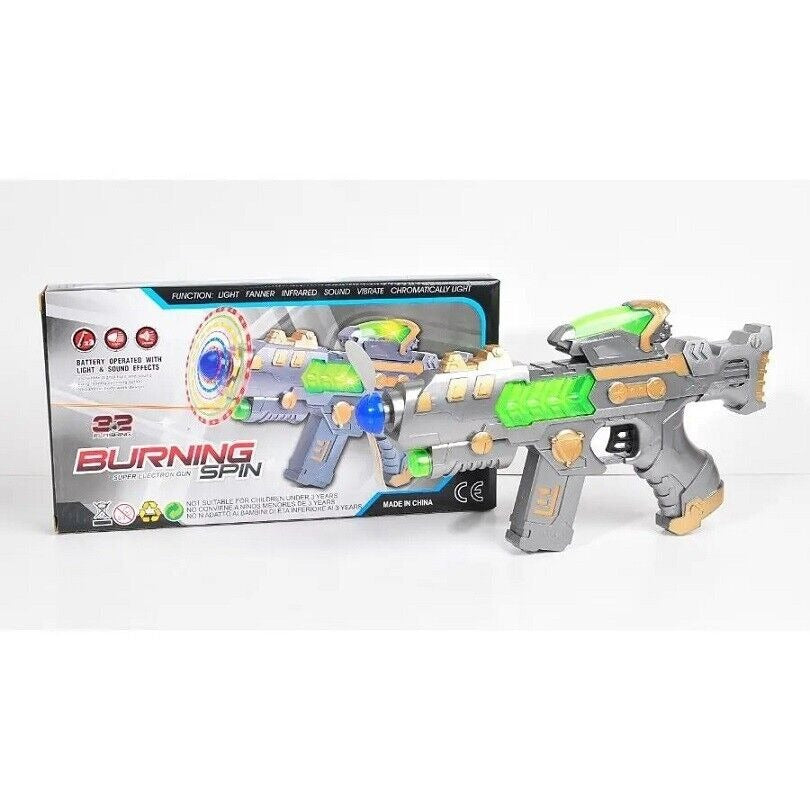 YSAMAX Electric Music Bubble Gun – 8-Tone Rotating Toy, Perfect for Outdoor Play