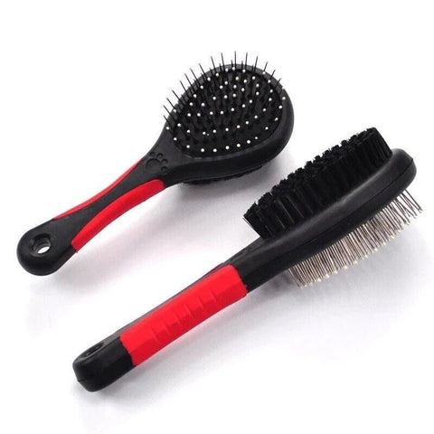 Double-Sided Pet Grooming Brush – Ideal for Dogs and Cats, Perfect for Small Breeds