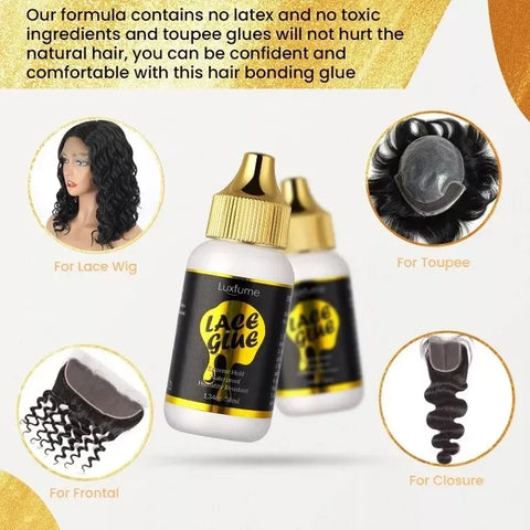 Lace Wig Glue – Waterproof, Strong Hold with Invisible Finish, Humidity Resistant (48ml)