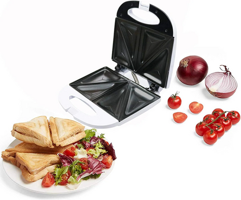 3-in-1 Breakfast Sandwich Maker – Nonstick Toaster & Egg Muffin Maker with Auto Timer