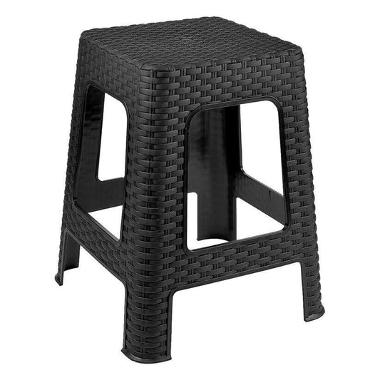 Tuffex Plastic Rattan Stool – Durable, Lightweight Kitchen & Bathroom Stool