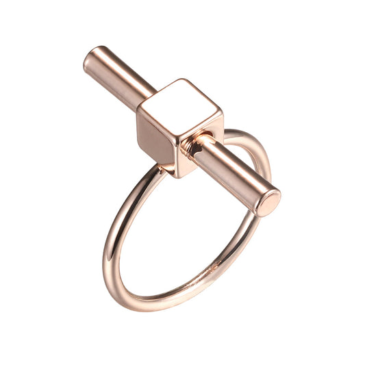 Vertical Bar Rose Gold Ring