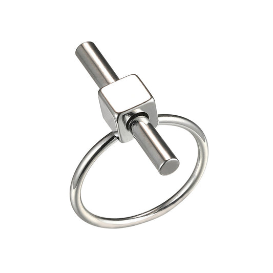 Vertical Bar Ring - Silver