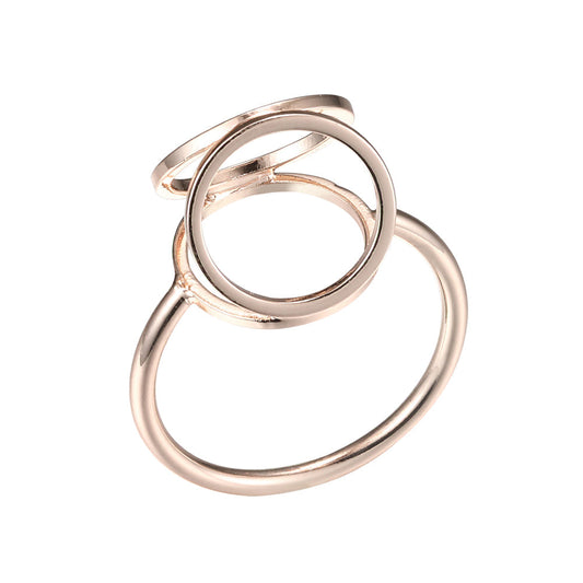 Geometric Reuleaux  Ring  Gold