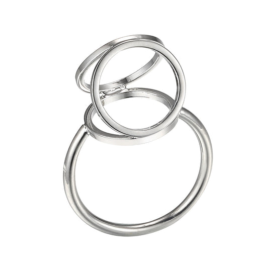 Geometric Reuleaux Triangle Silver Ring