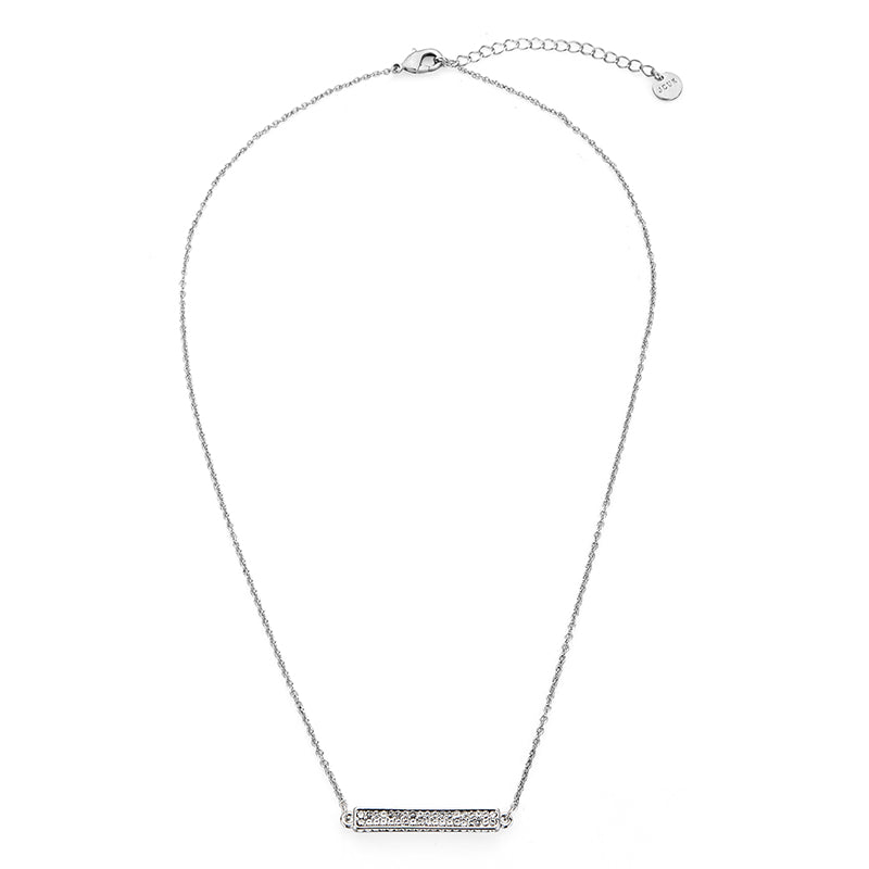 Rectangular Tube Pendant - Silver