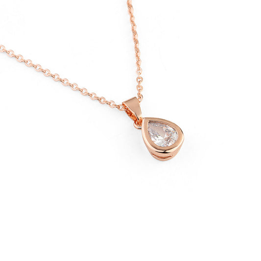 Teardrop Pendant - Rose Gold