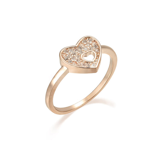 Heart Ring - Rose Gold