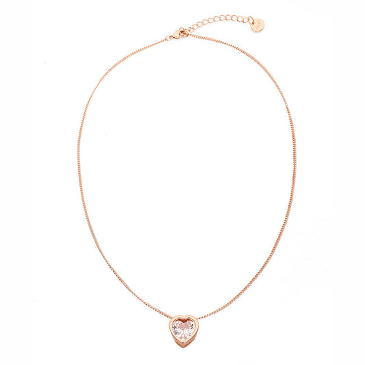 Heart Pendant - Rose Gold