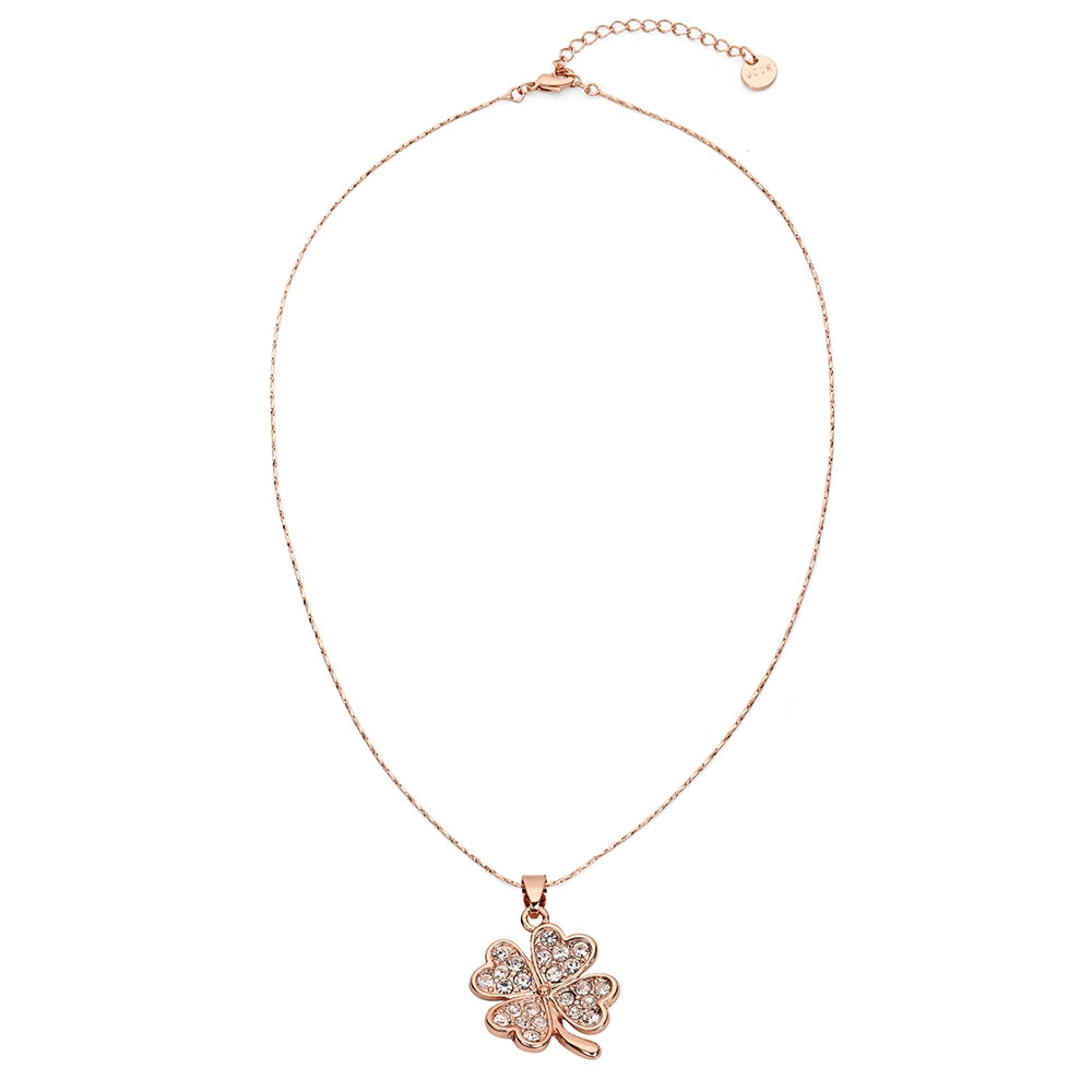 Clover Pendant - Rose Gold