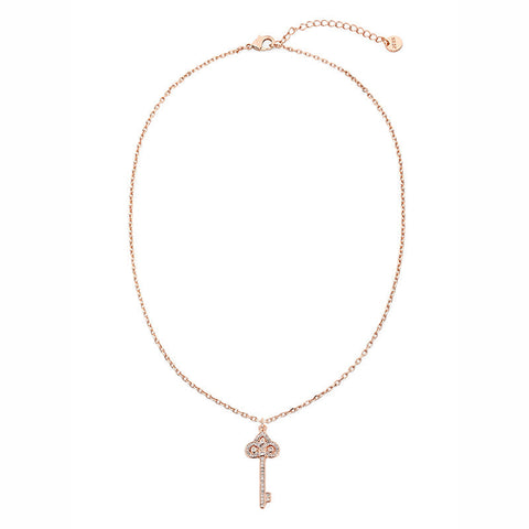 Vintage Key Pendant - Rose Gold