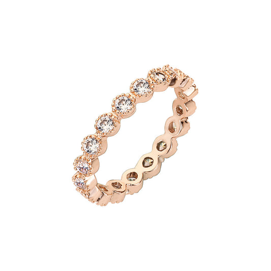 Rose Gold Diamante Ring