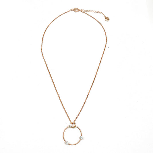 Circular Pendant - Rose Gold