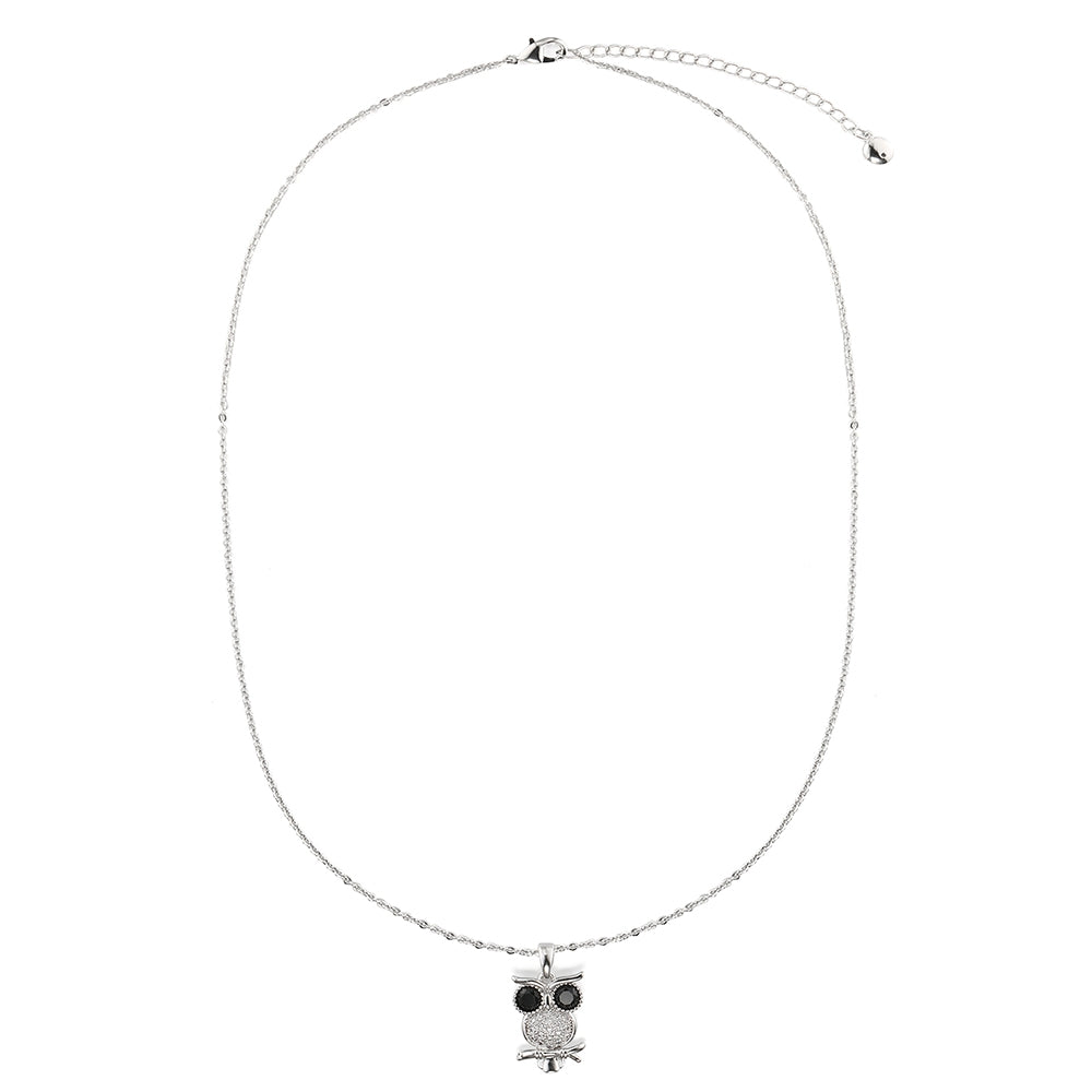 Owl Pendant - Silver