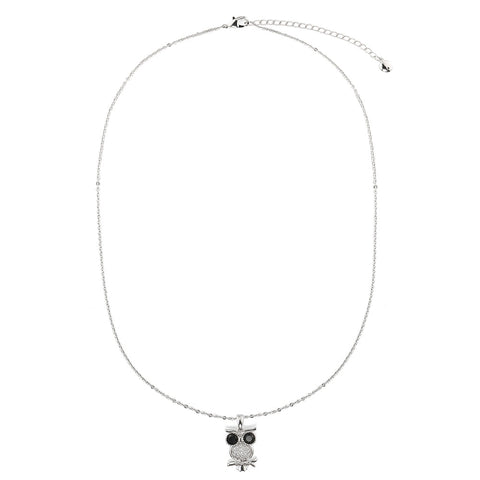 Owl Pendant - Silver