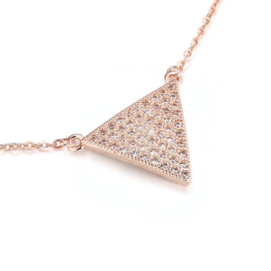 Solid Nabla Pendant - Rose Gold