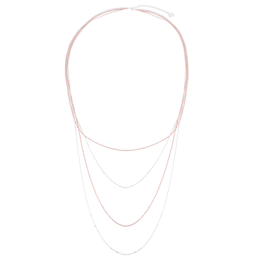 Multicolor Leaf Charm Necklace