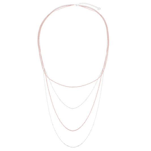 Multicolor Leaf Charm Necklace