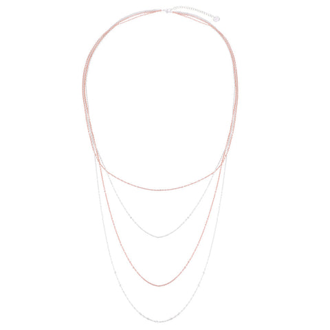 Multicolor Leaf Charm Necklace