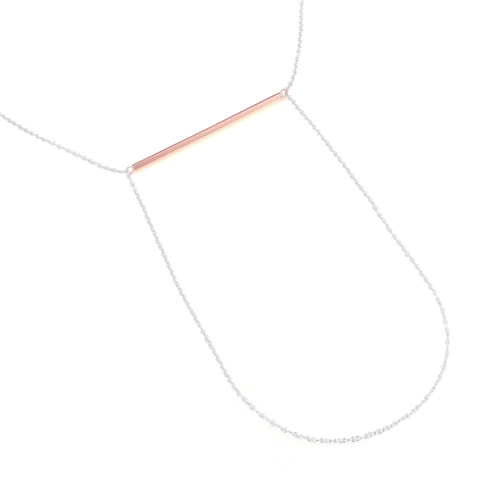 Necklace with Centre Joined Bar - Mix