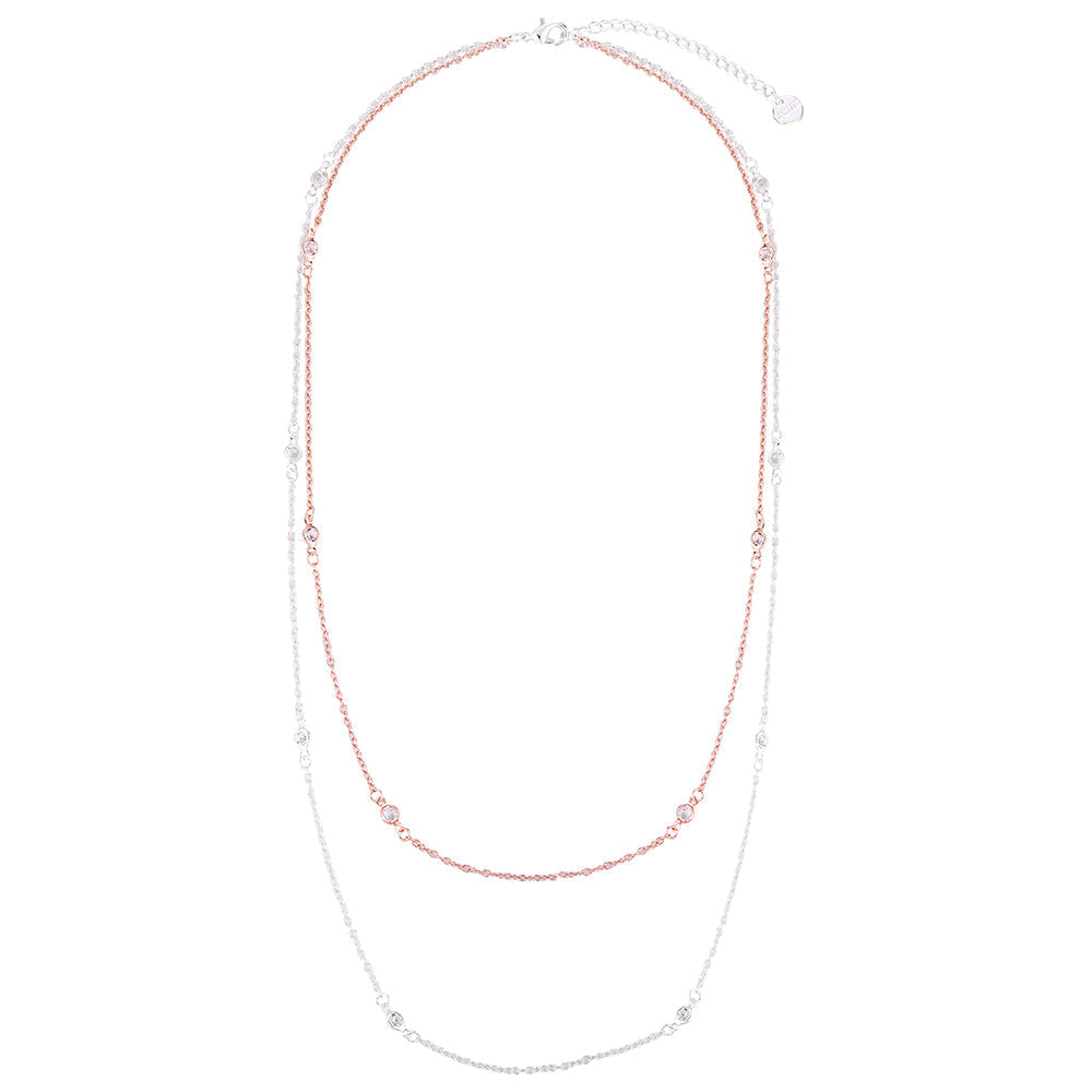 Colorful Petal Charm Necklace