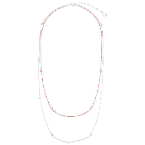 Colorful Petal Charm Necklace