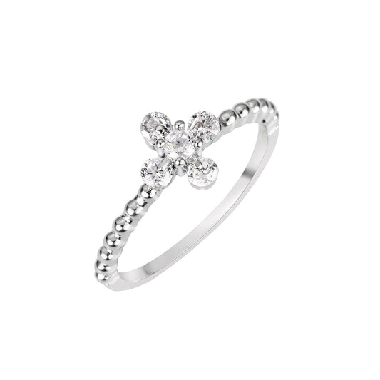 Beaded Diamante  Ring