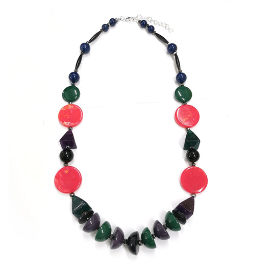 Shapes and Colours Necklace - Green
